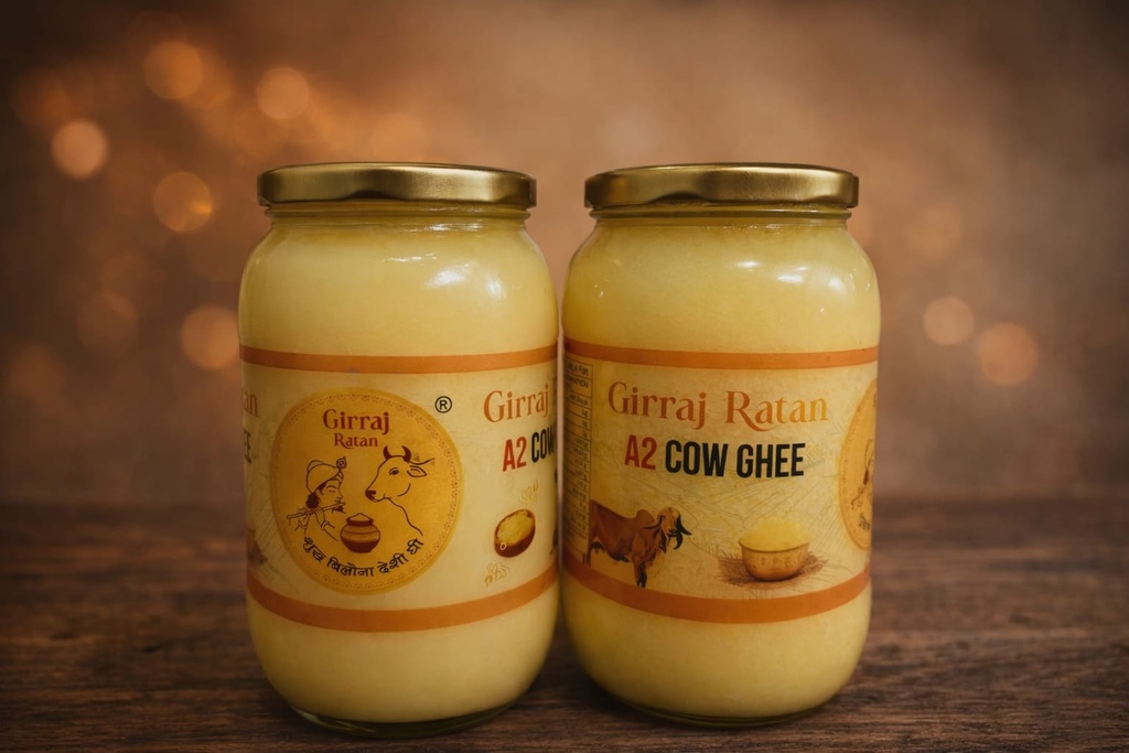 Girraj Ratan A2 Cow Ghee (500 ml)